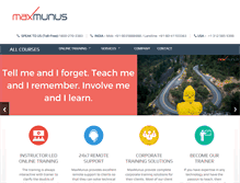 Tablet Screenshot of maxmunus.com